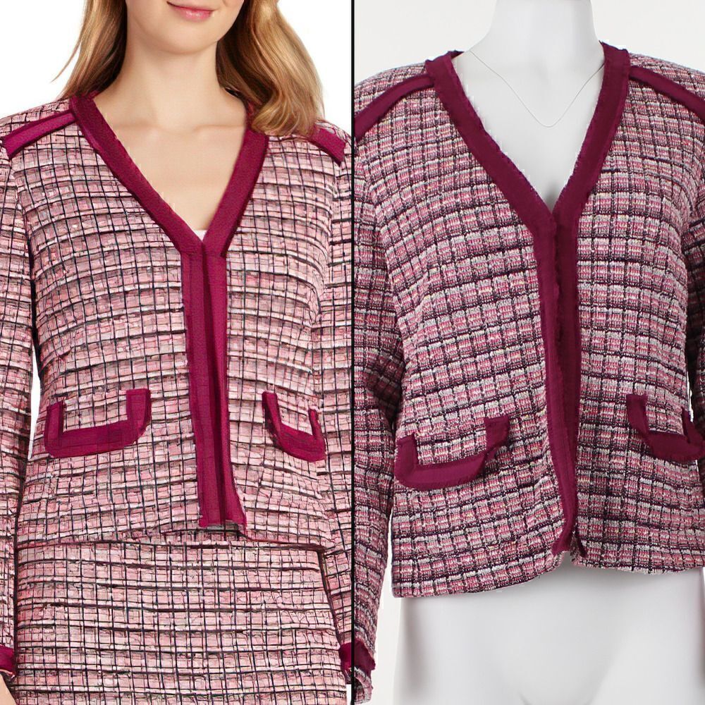 Tahari Asl Jacquard Jacket  